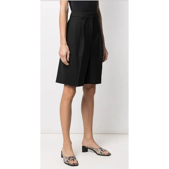 BNWOT ACNE STUDIOS KNEE LENGTH BERMUDA PLEAT SHORTS S - Picture 2 of 10